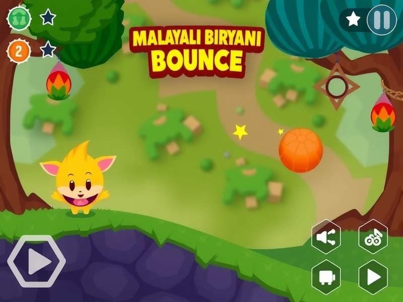Malayali Biryani Bounce Gameplay Screenshot